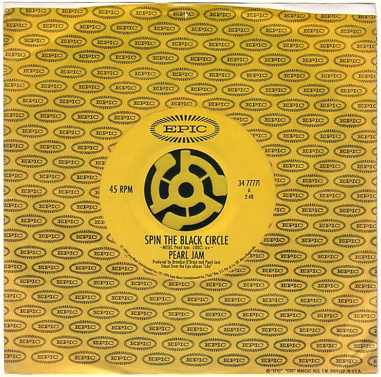 PEARL JAM - SPIN THE BLACK CIRCLE / TREMOR CHRIST - 7