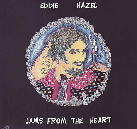 HAZEL, EDDIE - JAMS FROM THE HEART: WHITE/BLUE SPLATTER - LP
