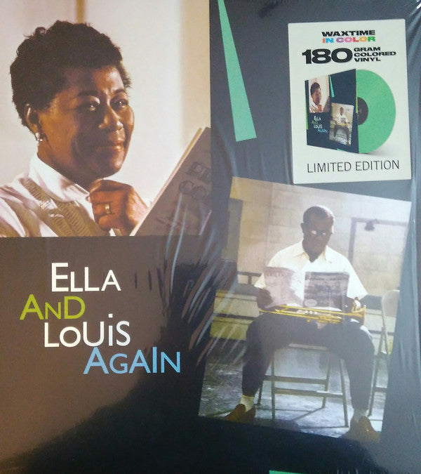 FITZGERALD, ELLA & LOUIS ARMSTRONG - ELLA & LOUIS AGAIN: 180 GRAM GREEN VINYL - LP