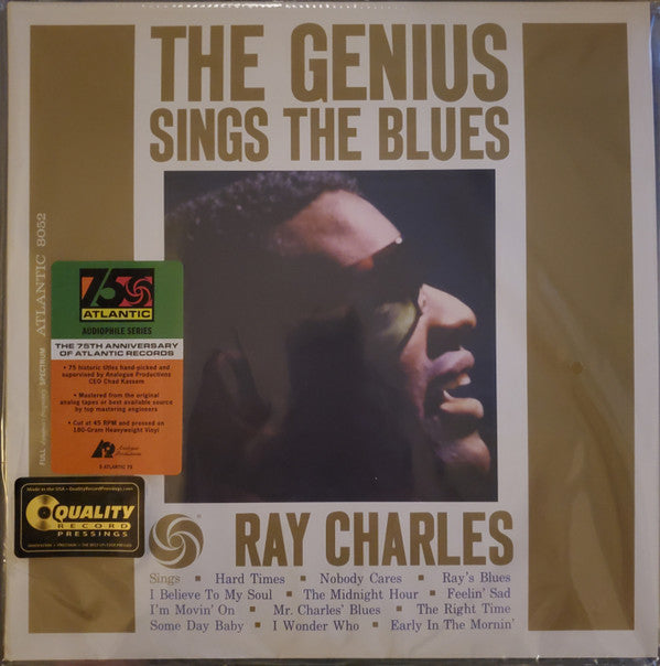 CHARLES, RAY - GENIUS SINGS THE BLUES (MONO): 2LP 45RPM - LP