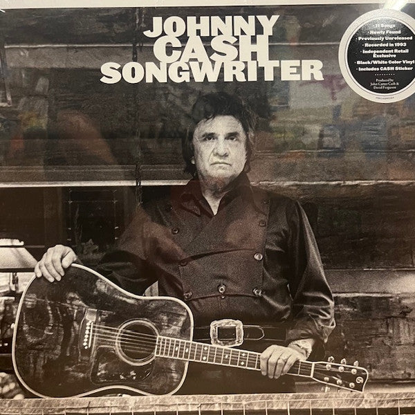CASH, JOHNNY - SONGWRITER : BLACK/WHITE SPLATTER VINYL - LP