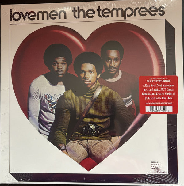 TEMPREES - LOVEMEN (ALL-ANALOG): RED VINYL - LP