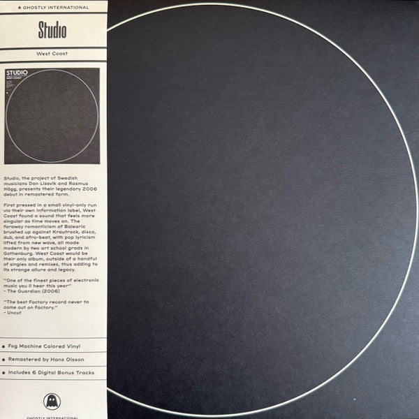STUDIO - WEST COAST : 2025 REISSUE (FOG MACHINE) - LP