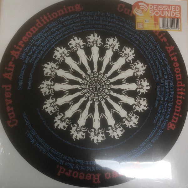 CURVED AIR - AIR CONDITIONING : SUNBURST YELLOW VINYL - LP