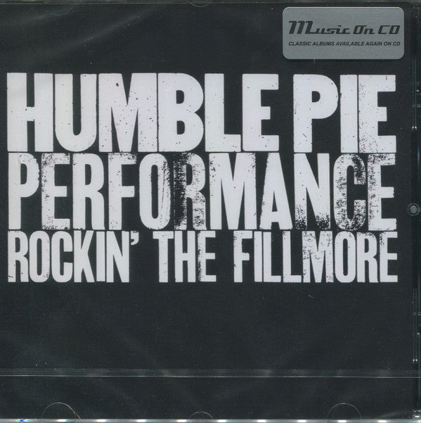 HUMBLE PIE - PERFORMANCE : ROCKIN' THE FILLMORE - CD