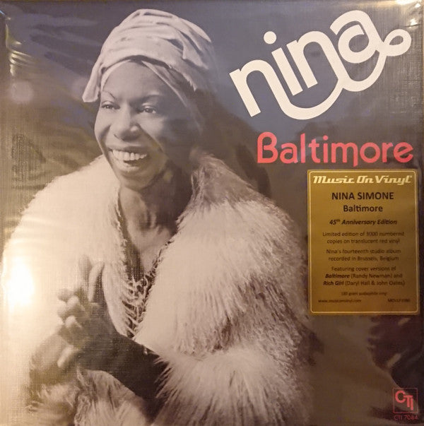 SIMONE, NINA - BALTIMORE : RED 180-GRAM VINYL - LP