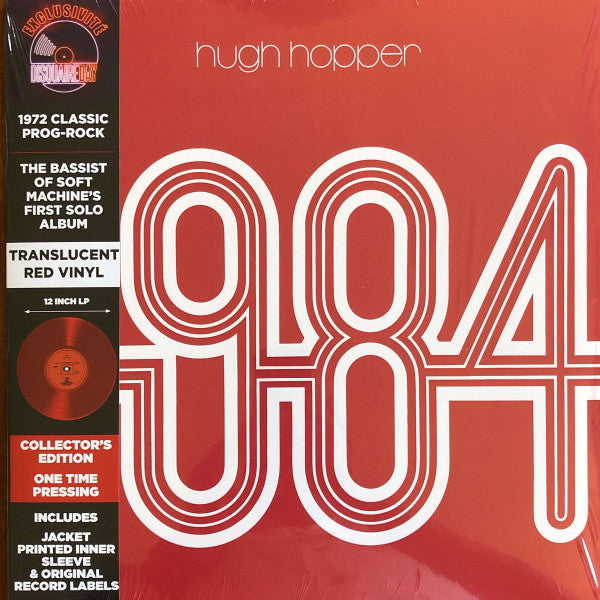 HOPPER, HUGH - 1984 : RED VINYL - LP