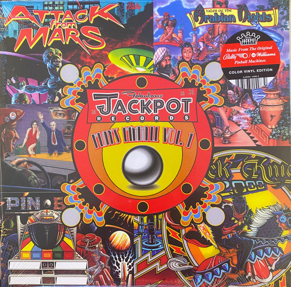 VARIOUS - JACKPOT PLAYS PINBALL VOLUME ONE - LP