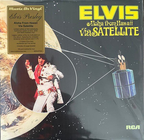 PRESLEY, ELVIS - ALOHA FROM HAWAII ... : YELLOW 4LP SET - LP