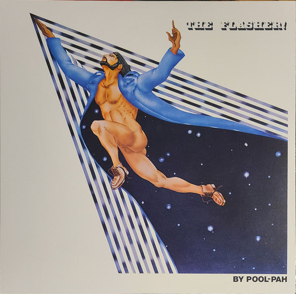 POOL-PAH - FLASHER: BLACK W/ WHITE SWIRL - LP