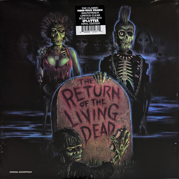 RETURN OF THE LIVING DEAD - SOUNDTRACK: CLEAR & BLOOD SPLATTER - LP