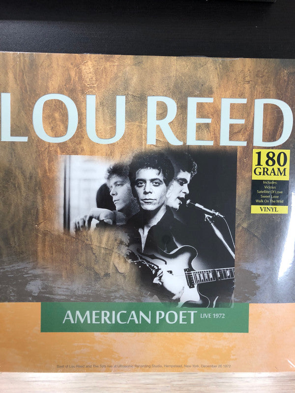 REED, LOU - BEST OF AMERICAN POET LIVE 1972 - LP