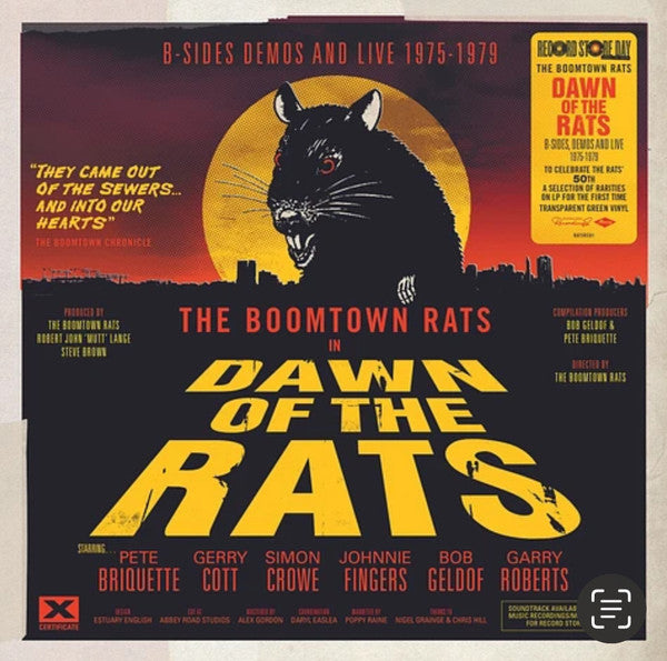 BOOMTOWN RATS - DAWN OF THE RATS: DEMOS B-SIDES & LIVE - LP