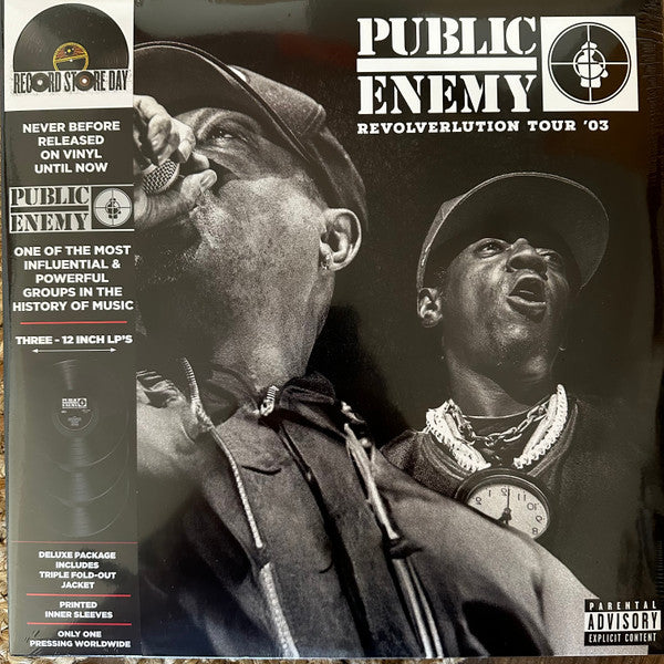 PUBLIC ENEMY - REVOLVERLUTION TOUR 2003: 3LP - LP