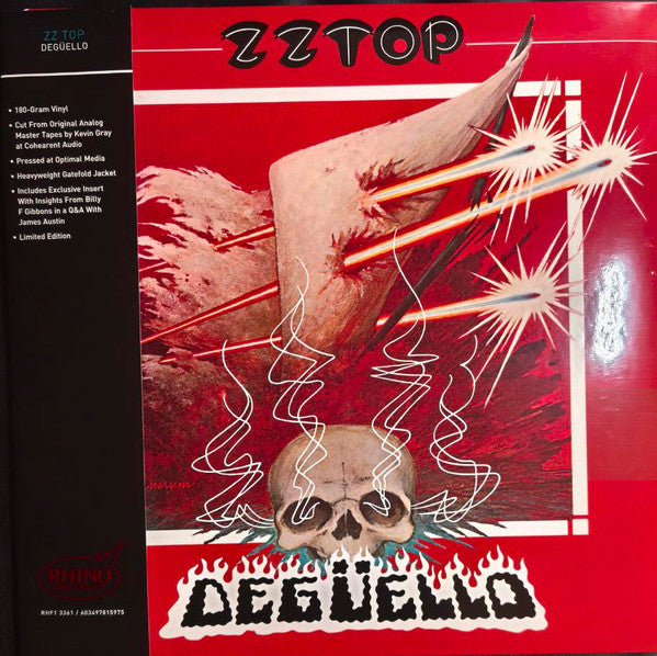 ZZ TOP - DEGUELLO : RHINO HIGH FIDELITY - LP
