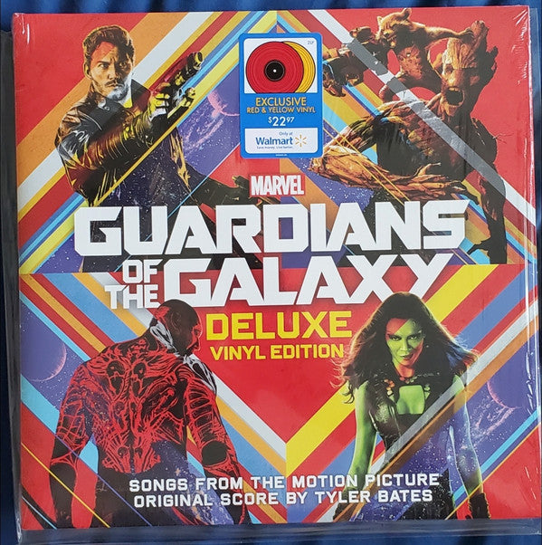 GUARDIANS OF THE GALAXY VOL 1 - SOUNDTRACK + AWESOME MIX 1 : 2LP RED/YEL - LP