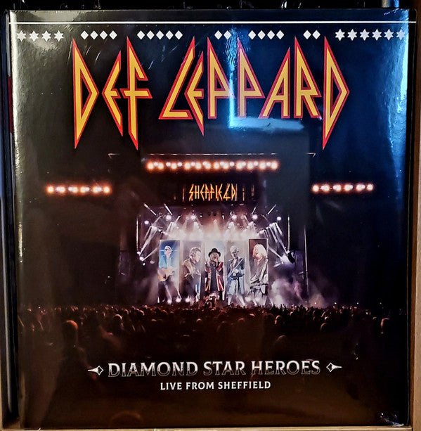 DEF LEPPARD - DIAMOND STAR HEROES LIVE FROM SHEFFIELD - LP
