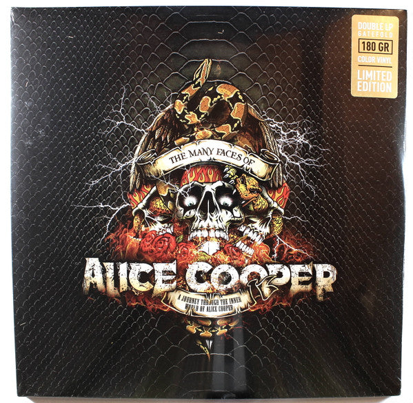 COOPER, ALICE / VARIOUS - MANY FACES OF : 2LP COLOURED VINYL - LP
