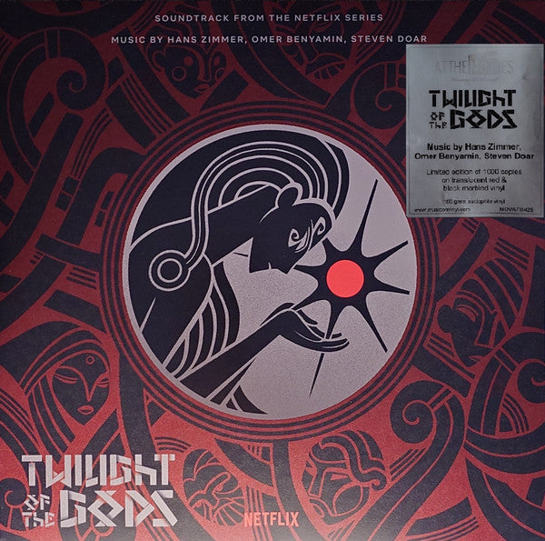 TWILIGHT OF THE GODS - SOUNDTRACK : RED & BLACK 2LP (180-GRAM) - LP