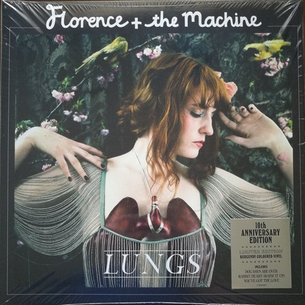FLORENCE & THE MACHINE - LUNGS : BURGUNDY 10TH ANNIVERSARY - LP