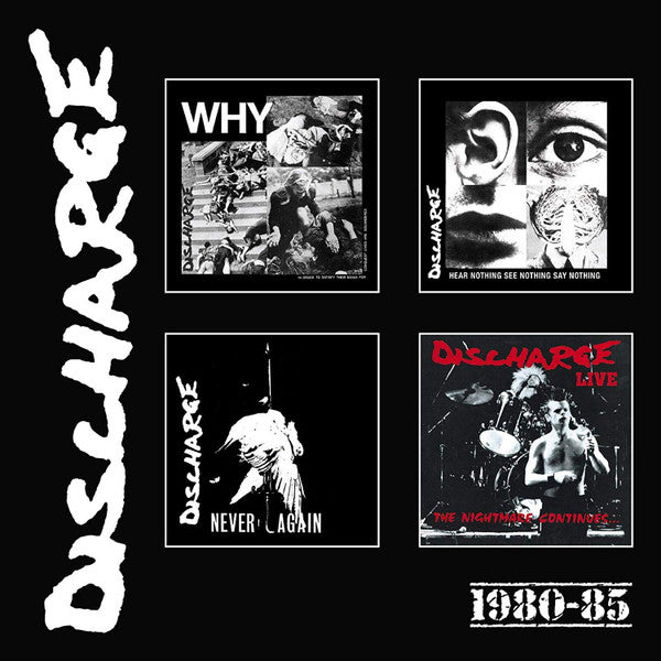 DISCHARGE - 1980-85 : 4CD CLAMSHELL BOXSET - CD