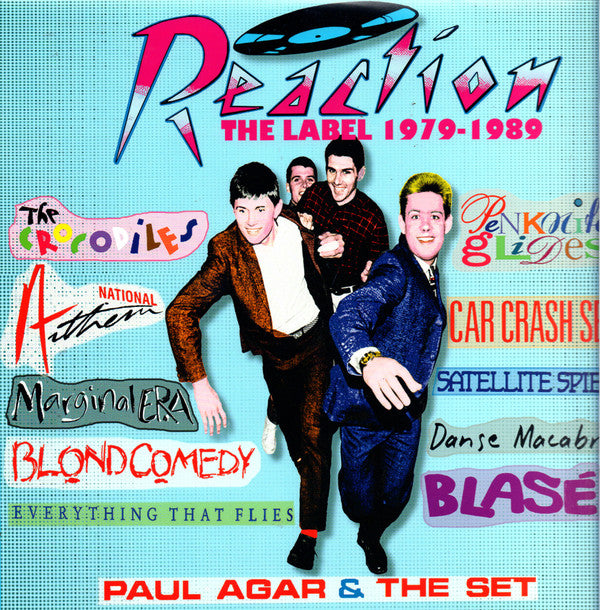 VARIOUS - REACTION : THE LABEL 1979-1989 (BLUE) - LP