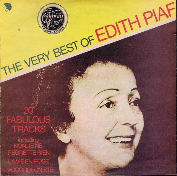 PIAF, EDITH - VERY BEST OF (SOUTH AFRICA PRESS) - LP