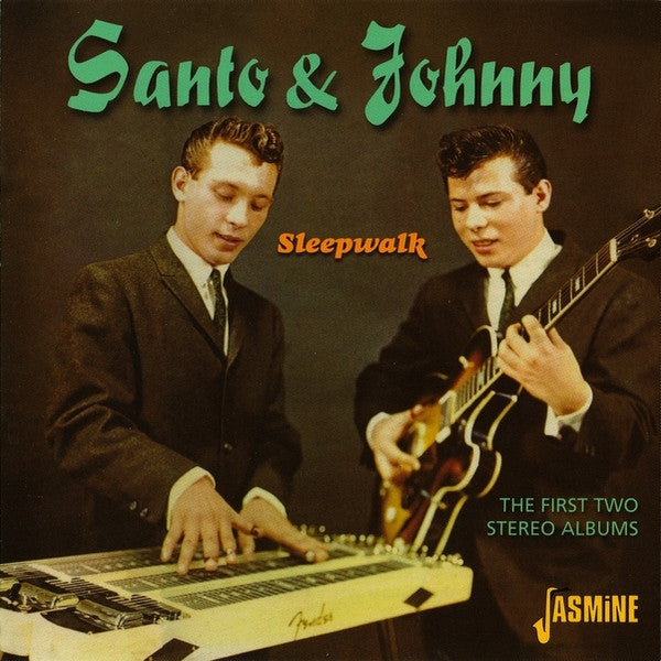 SANTO & JOHNNY - SLEEPWALK : FIRST 2 LPS IN STEREO - CD
