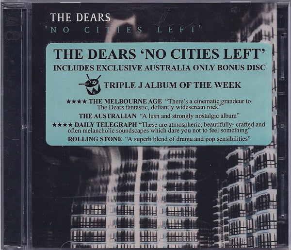 DEARS - NO CITIES LEFT : WITH BONUS DISC - CD