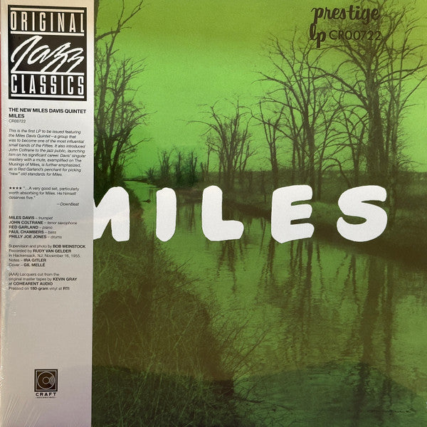 DAVIS, MILES QUINTET - MILES (1956) : ALL-ANALOG (180-GRAM) - LP