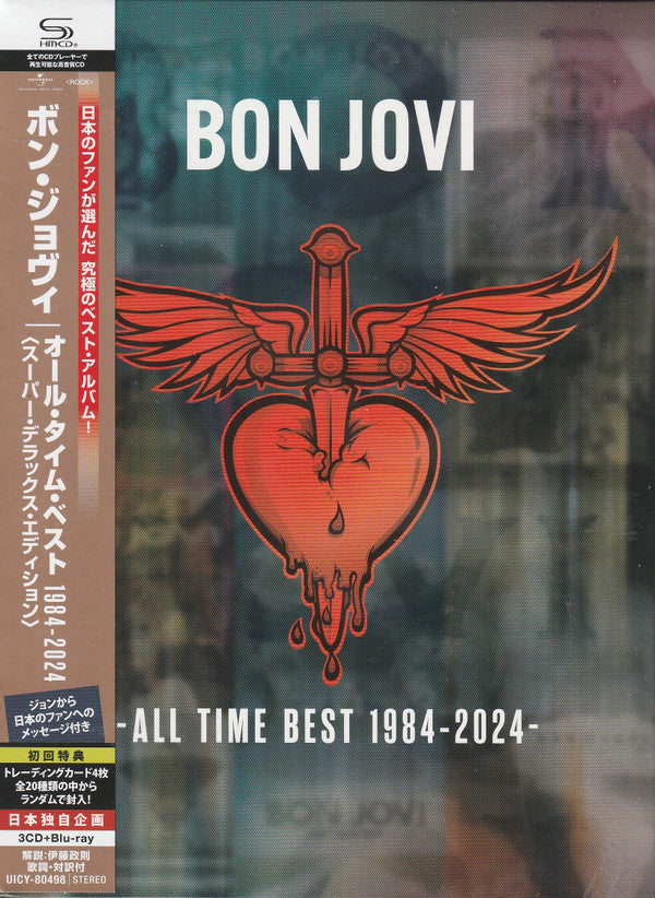BON JOVI - ALL TIME BEST 1984-2024 : 3CD + BLU-RAY - CD