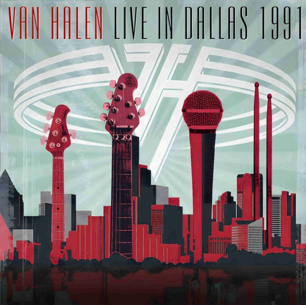 VAN HALEN - LIVE IN DALLAS 1991 : RED 2LP SET - LP