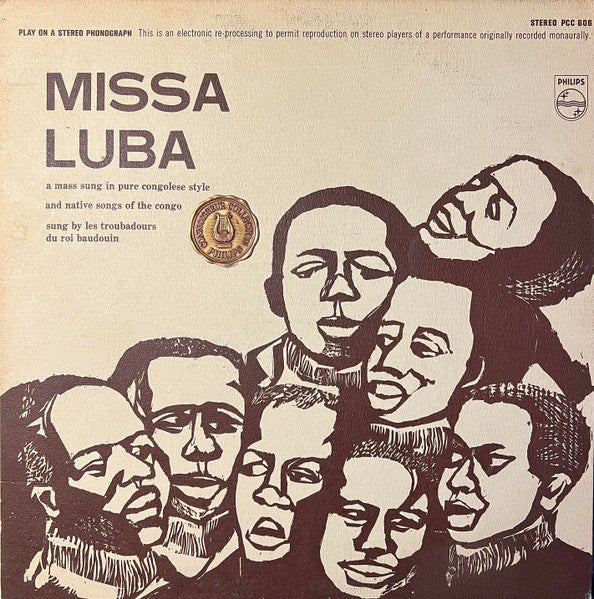 MISSA LUBA : TROUBADOURS DU ROI BAUDOUIN - MISSA LUBA (US 2LP) - LP