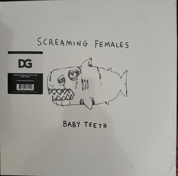 SCREAMING FEMALES - BABY TEETH : BLUE VINYL - LP