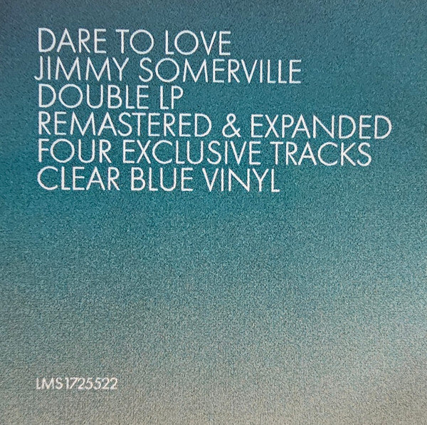 SOMERVILLE, JIMMY - DARE TO LOVE : 30TH ANNIVERSARY (2LP) - LP