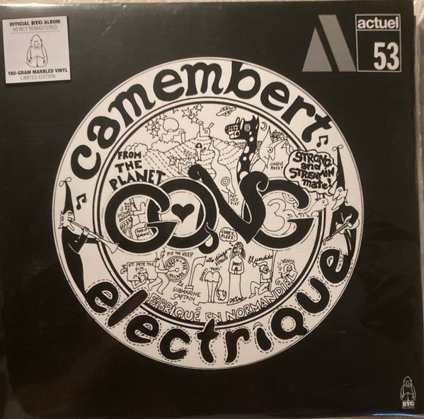 GONG - CAMEMBERT ELECTRIQUE : CLEAR MARBLED - LP