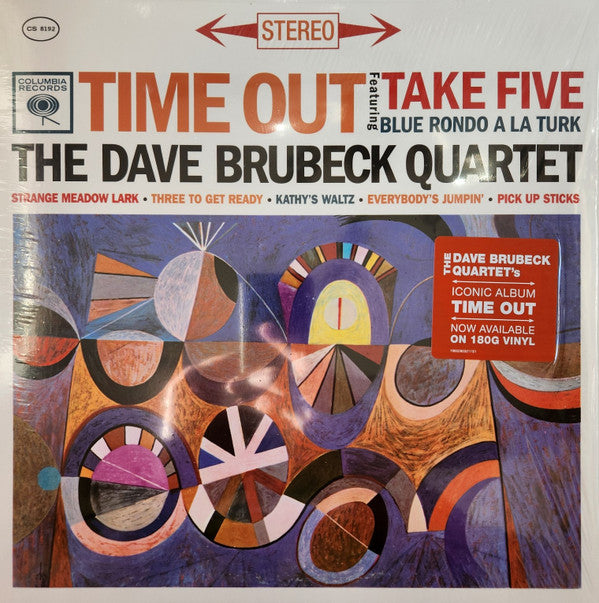 BRUBECK, DAVE QUARTET - TIME OUT : OFFICIAL 180 GRAM VINYL - LP