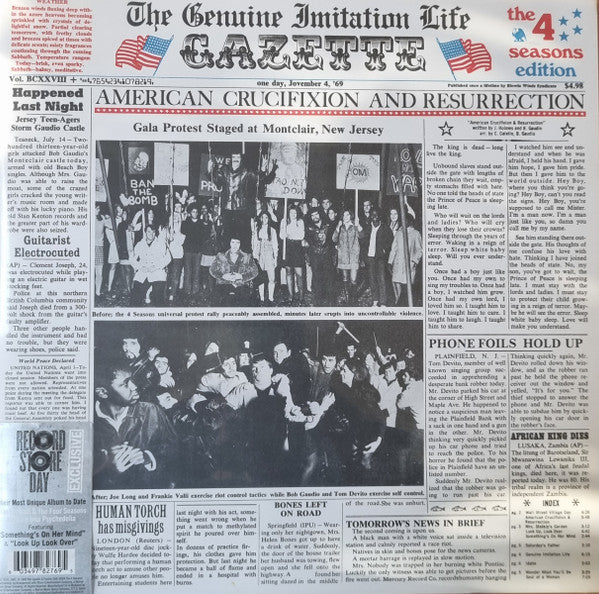 VALLI, FRANKIE & THE FOUR SEASONS - GENUINE IMITATION LIFE GAZETTE - LP