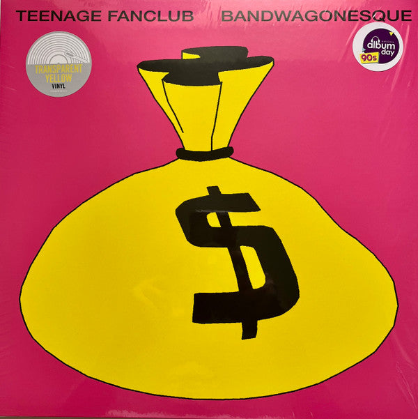 TEENAGE FANCLUB - BANDWAGONESQUE : YELLOW VINYL (2023) - LP
