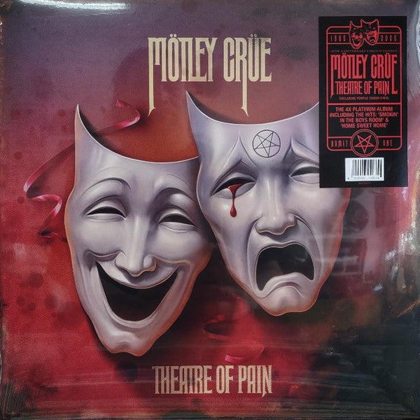 MOTLEY CRUE - THEATRE OF PAIN : 40TH ANNIVERSARY - LP