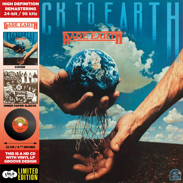 RARE EARTH - BACK TO EARTH : CARD SLEEVE REMASTER - CD