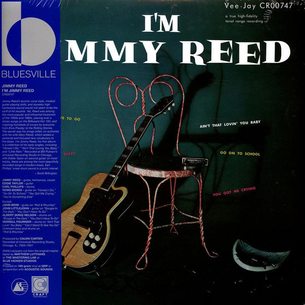 REED, JIMMY - I'M JIMMY REED : 180-GRAM VINYL (2024) - LP