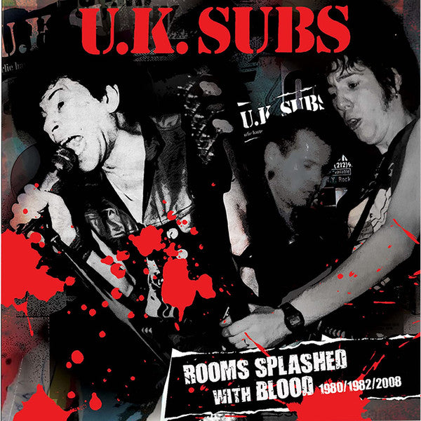 U.K. SUBS - ROOMS SPLASHED WITH BLOOD: 3CD - CD