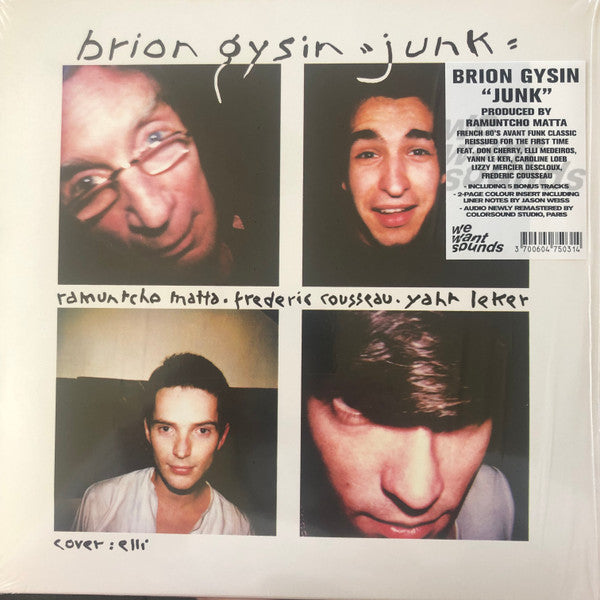 GYSON, BRION - JUNK : 2024 REISSUE - LP