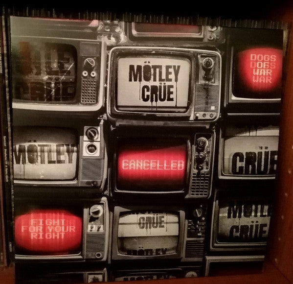 MOTLEY CRUE - CANCELLED : RED /BLACK SPLATTER VINYL - LP