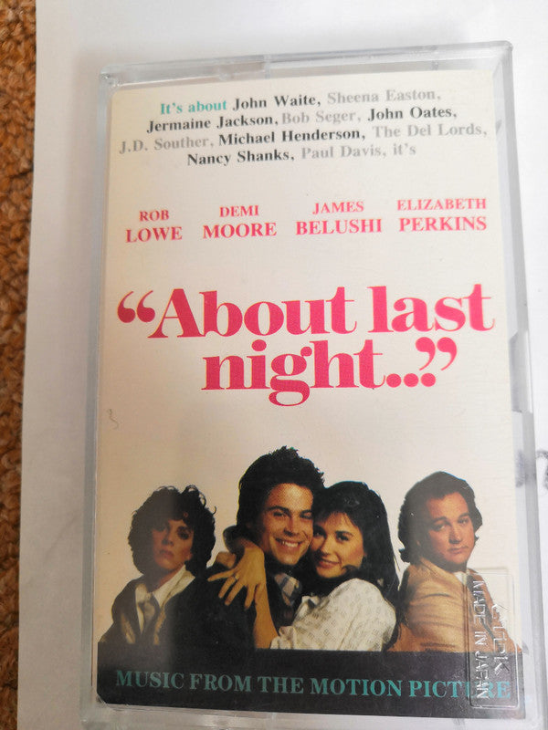 ABOUT LAST NIGHT - SOUNDTRACK (CASSETTE) - CS