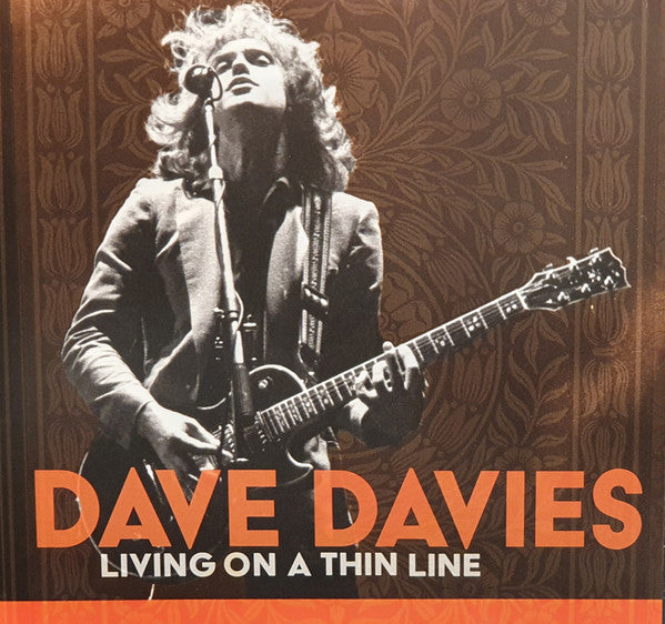 DAVIES, DAVE - LIVING ON A THIN LINE : ORANGE & BROWN - LP