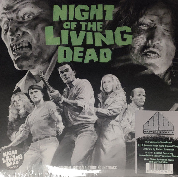 NIGHT OF THE LIVING DEAD (1968) - SOUNDTRACK : 2LP COLOURED VINYL - LP