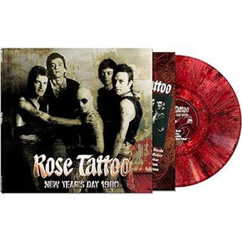 ROSE TATTOO - NEW YEAR'S DAY 1980 : RED MARBLE VINYL - LP
