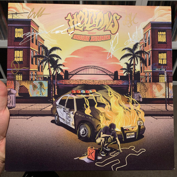 HELLIONS - INDIAN SUMMER (YELLOW/BLUE HAZE VINYL) - LP